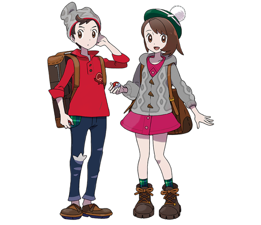 Personagem principal  Pokémon Sword e Pokémon Shield