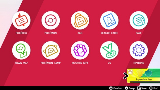 Pokemon Shield with Expansion Pass DLC