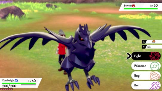 Dizem que o Corviknight é o Pokémon mais forte que habita os céus