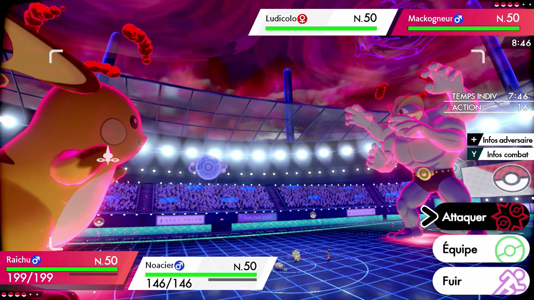 Le Stade de Combat Pokémon Pokémon Épée et Pokémon Bouclier